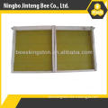 Assembled Japan type beekeeping pine wooden frame with beeswax foundation for beehive